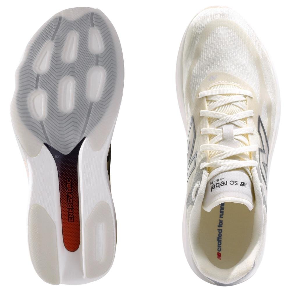 Tênis New Balance Infinion Supercomp Rebel Masculino Bege/Cinza 6