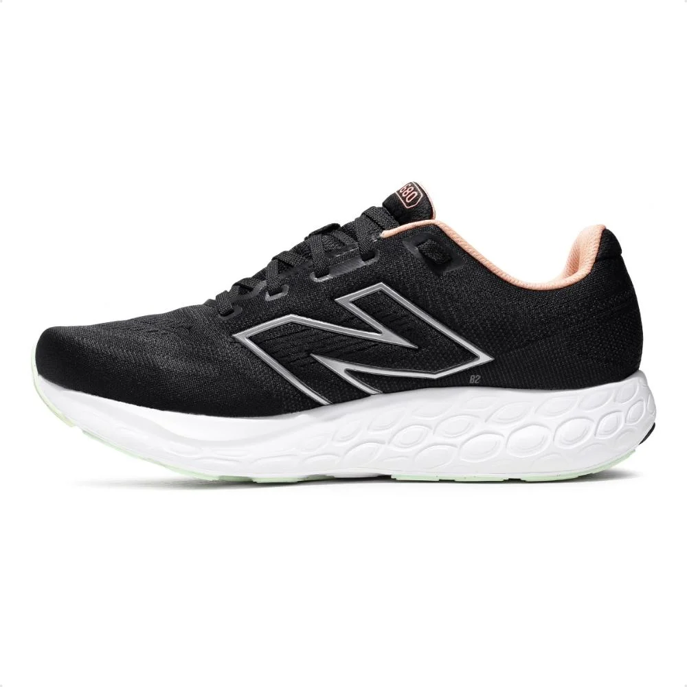 Tênis New Balance 680 V8 Feminino Preto/Coral 2