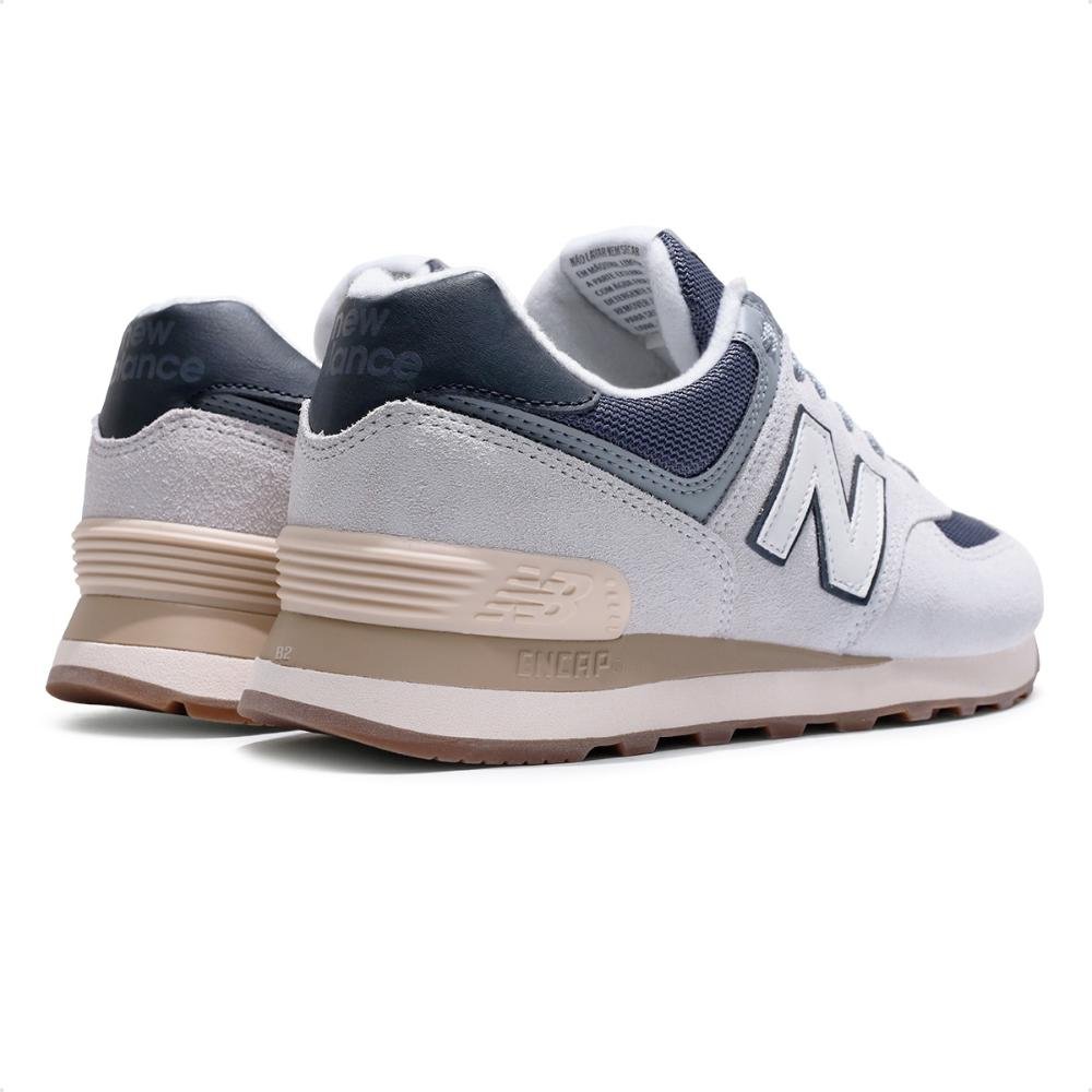 Tênis New Balance 574 V2 Casual Unissex Cinza 4