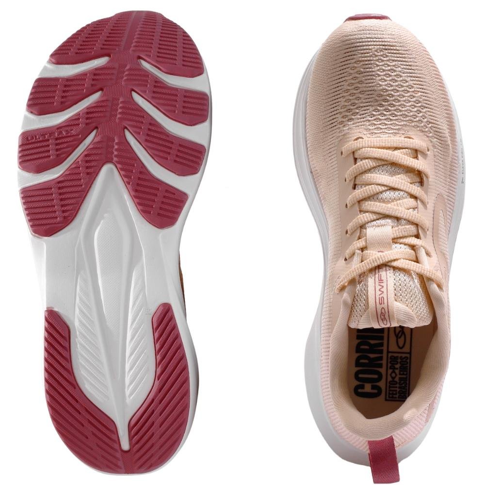 Tênis Olympikus Swift 6 Unissex Rosa/Branco 6