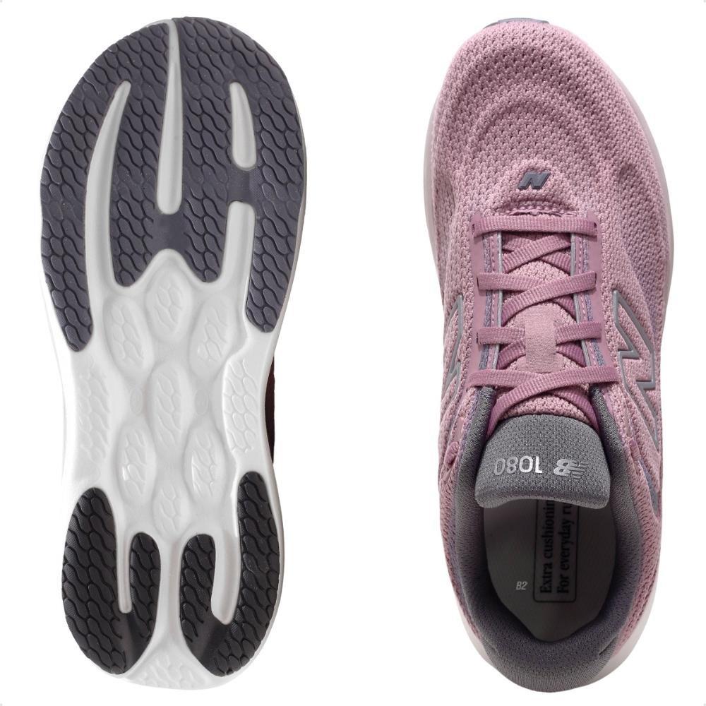 Tênis New Balance Para Corrida 1080 V15 Feminino Rosa/Cinza 5