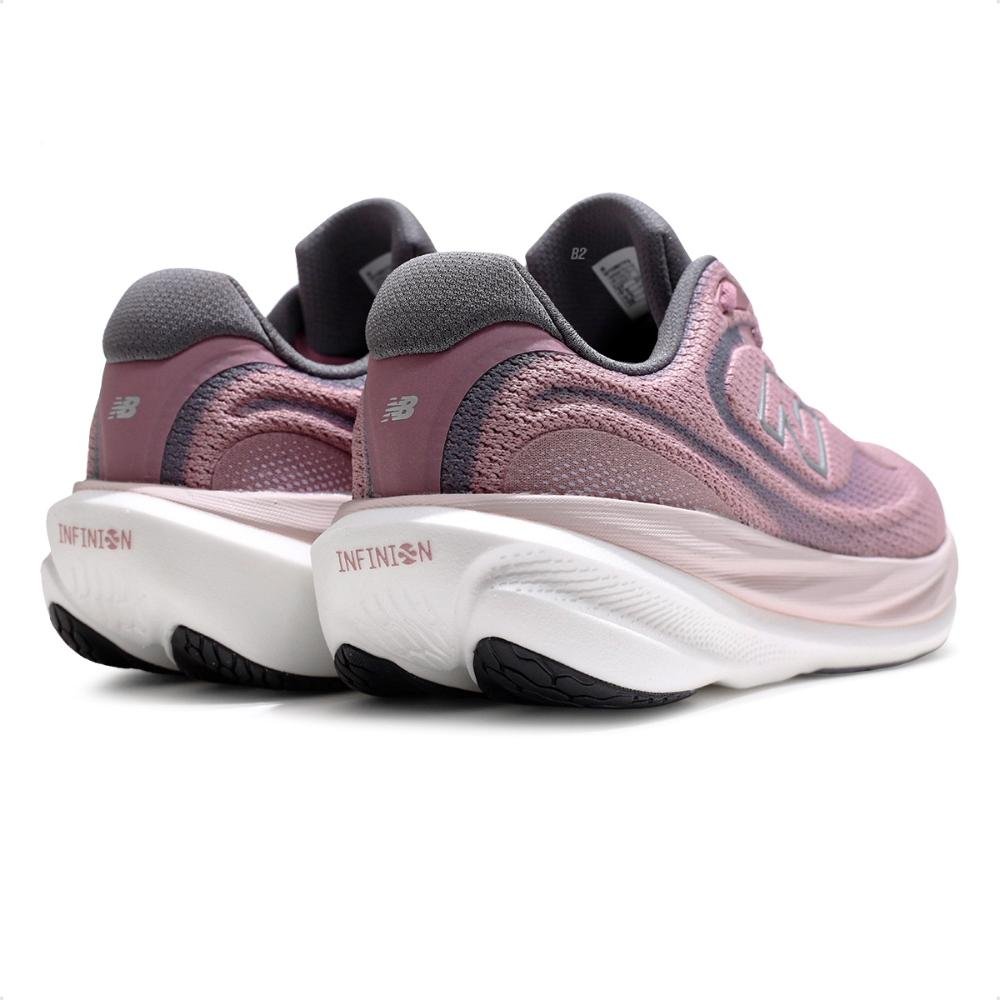 Tênis  Corrida New Balance 1080 V15 Feminino Rosa/Cinza 4