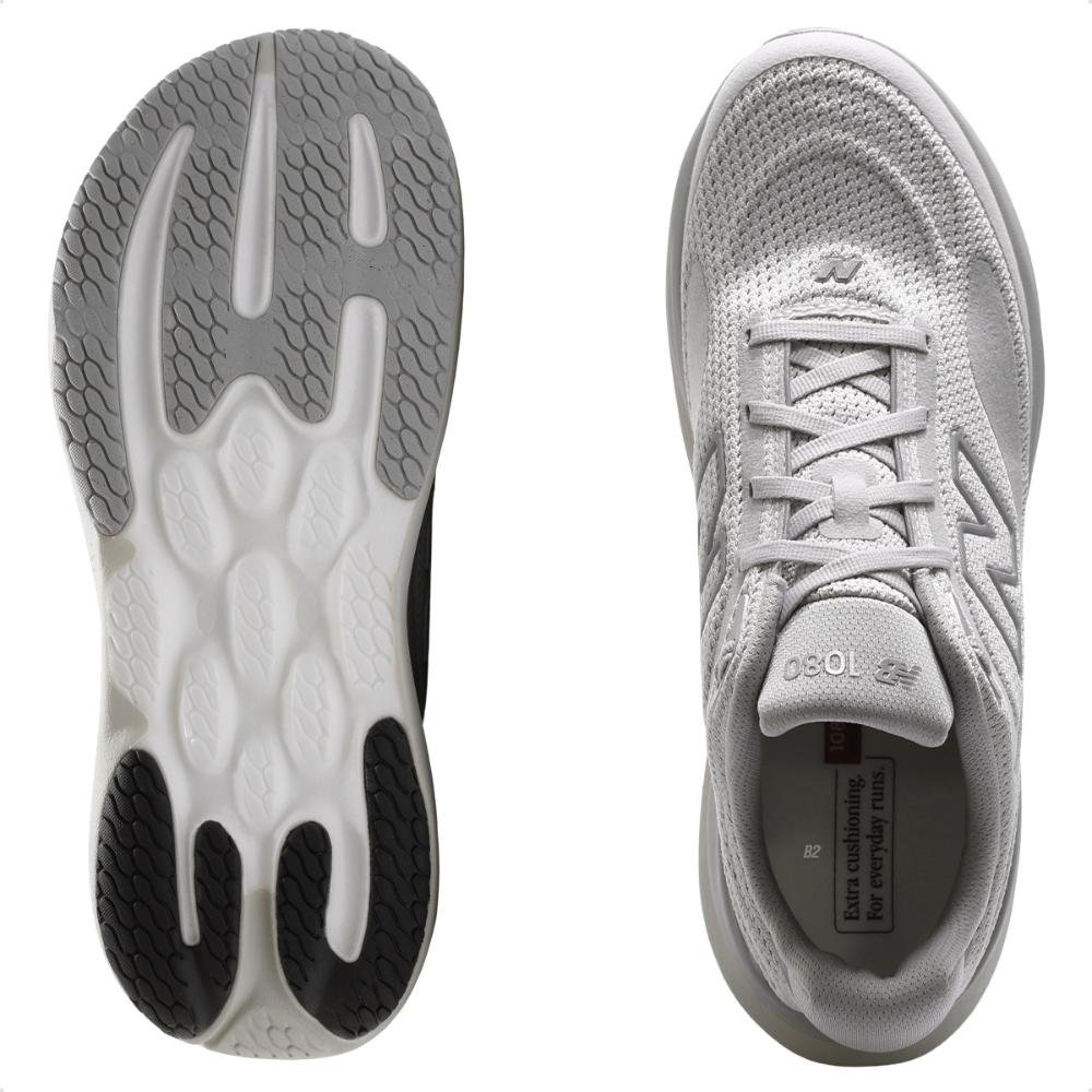 Tênis Para Corrida New Balance 1080 V15 Masculino Cinza/Branco 5