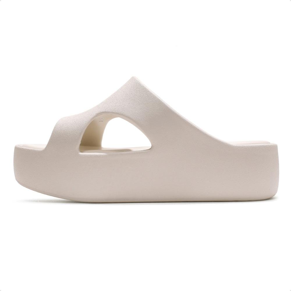Chinelo Melissa Plataforma Free Cut Out Feminino Bege 4