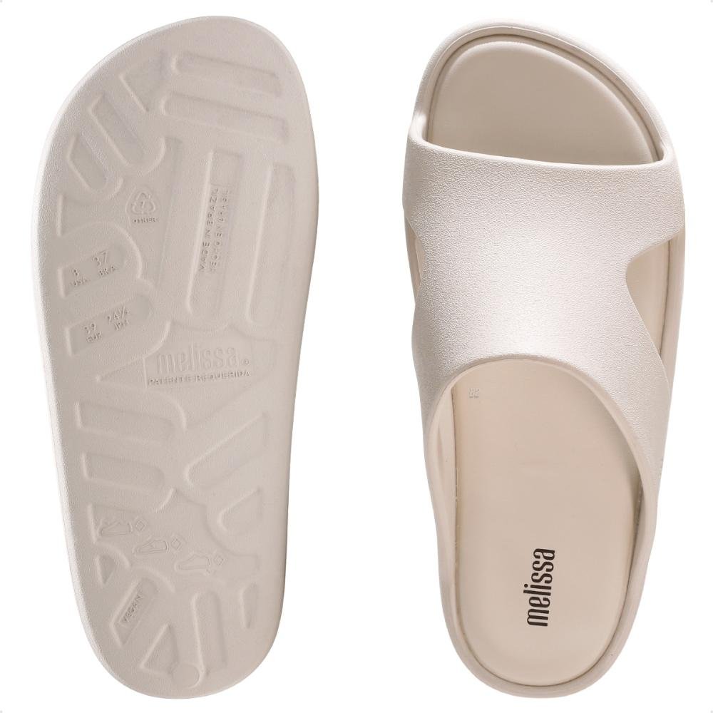 Chinelo Melissa Plataforma Free Cut Out Feminino Bege 7