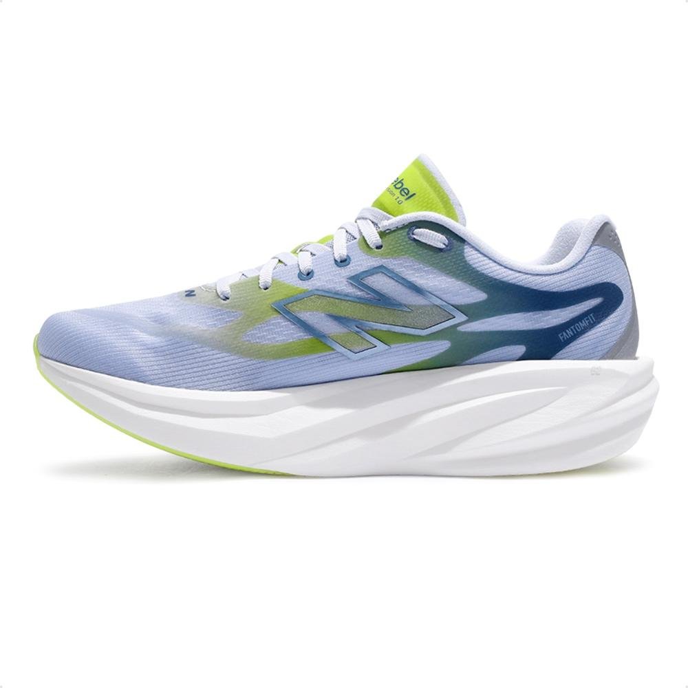 Tênis New Balance Infinion Supercomp Rebel Feminino Azul/Verde 2