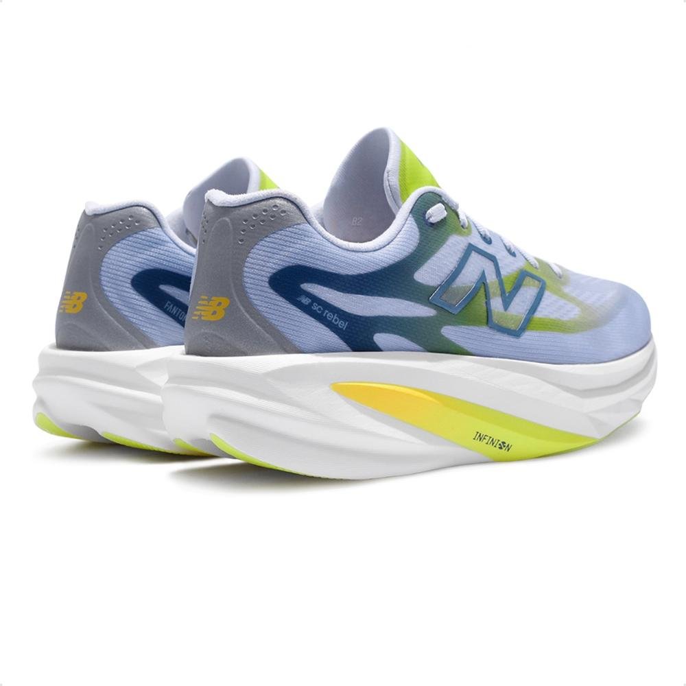 Tênis New Balance Infinion Supercomp Rebel Feminino Azul/Verde 5