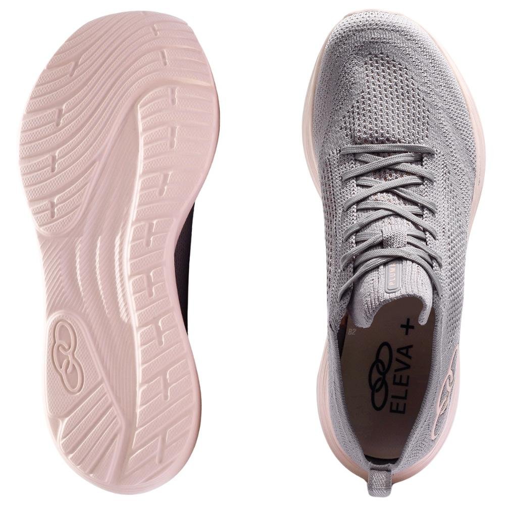 Tênis Olympikus Pluma Feminino Cinza/Rosa 6