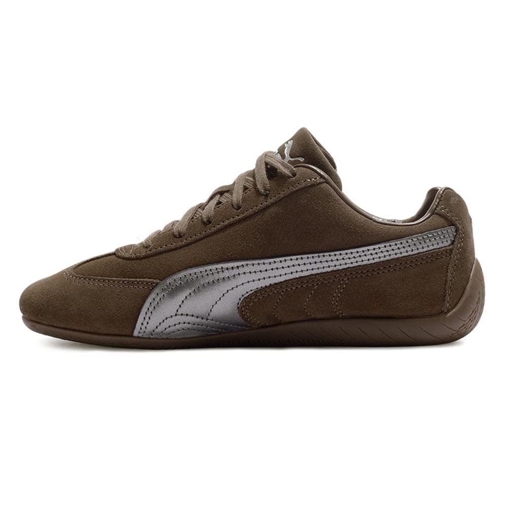 Tênis Puma Speedcat Lux Feminino Marrom/Prata 2