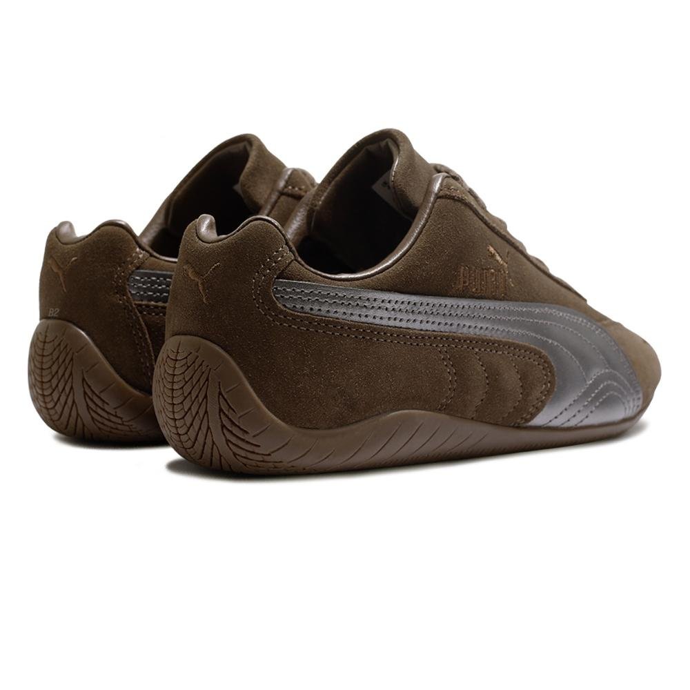 Tênis Puma Speedcat Lux Feminino Marrom/Prata 5