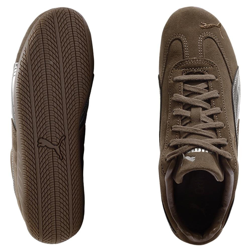Tênis Puma Speedcat Lux Feminino Marrom/Prata 6