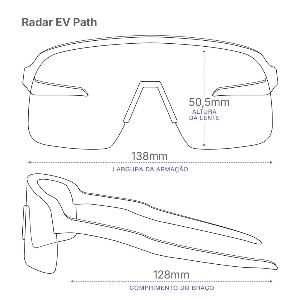 Óculos de Sol Oakley Radar EV Path Unissex Preto 6