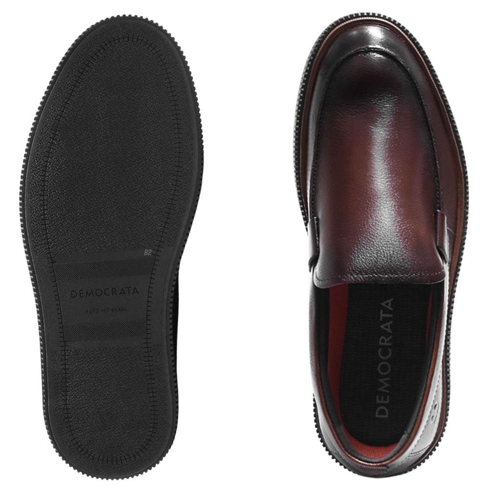 Sapato Democrata Loafer Marino Masculino Marrom 6