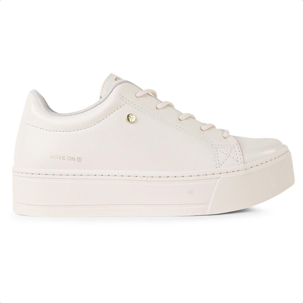 Tênis Ramarim Caixa Alta Style Feminino Bege 1