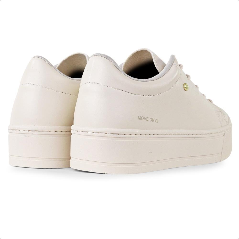 Tênis Ramarim Caixa Alta Style Feminino Bege 5