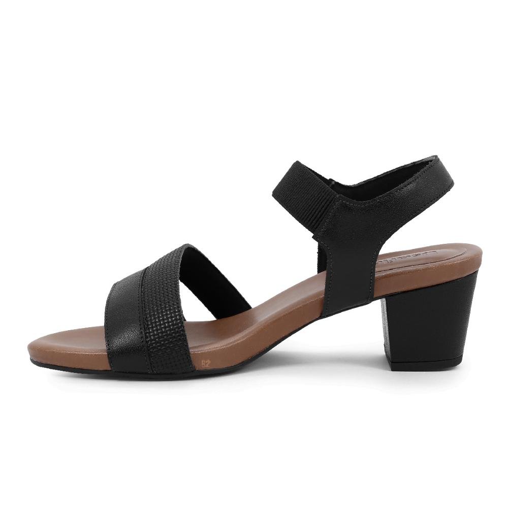 Sandália Usaflex Tiras Feminina Preto 2