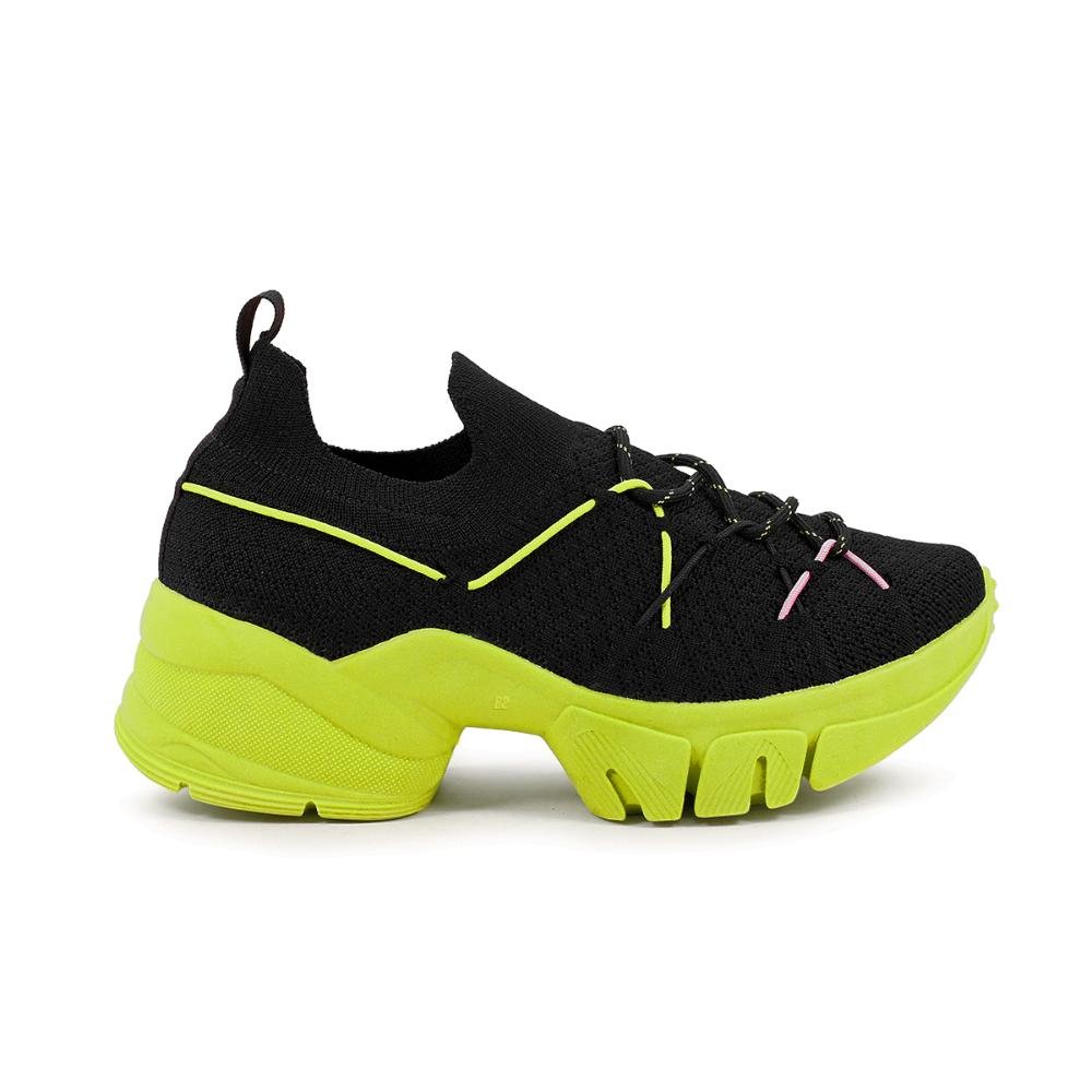 Tênis Ramarim Chunky Knit Energia Preto 2