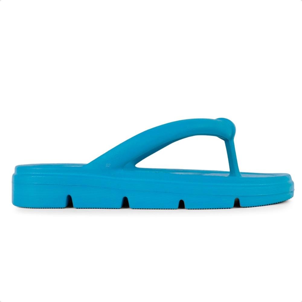 Chinelo Usaflex Poofy Plataforma Eva Azul 2