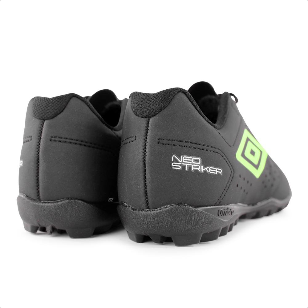 Chuteira Umbro Society Neo Striker Masculina Preto/Verde 3