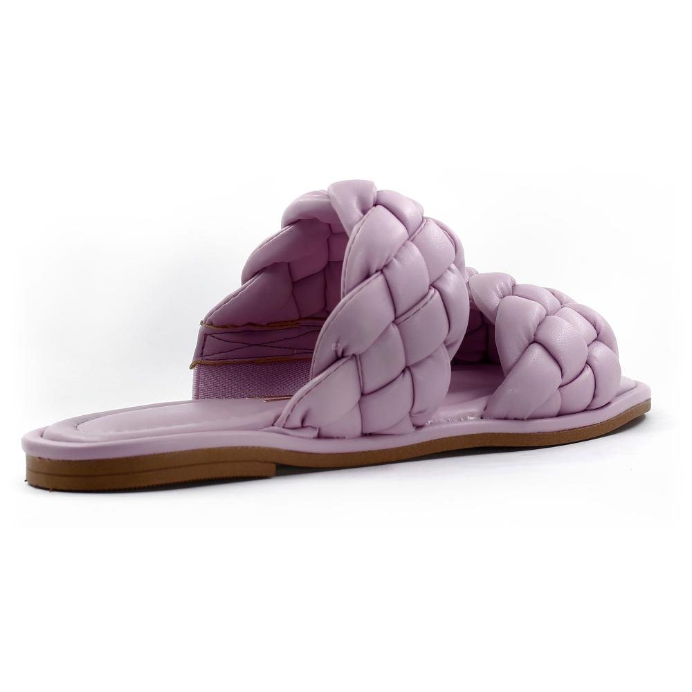 Rasteira Vizzano Trançada Roxo 3