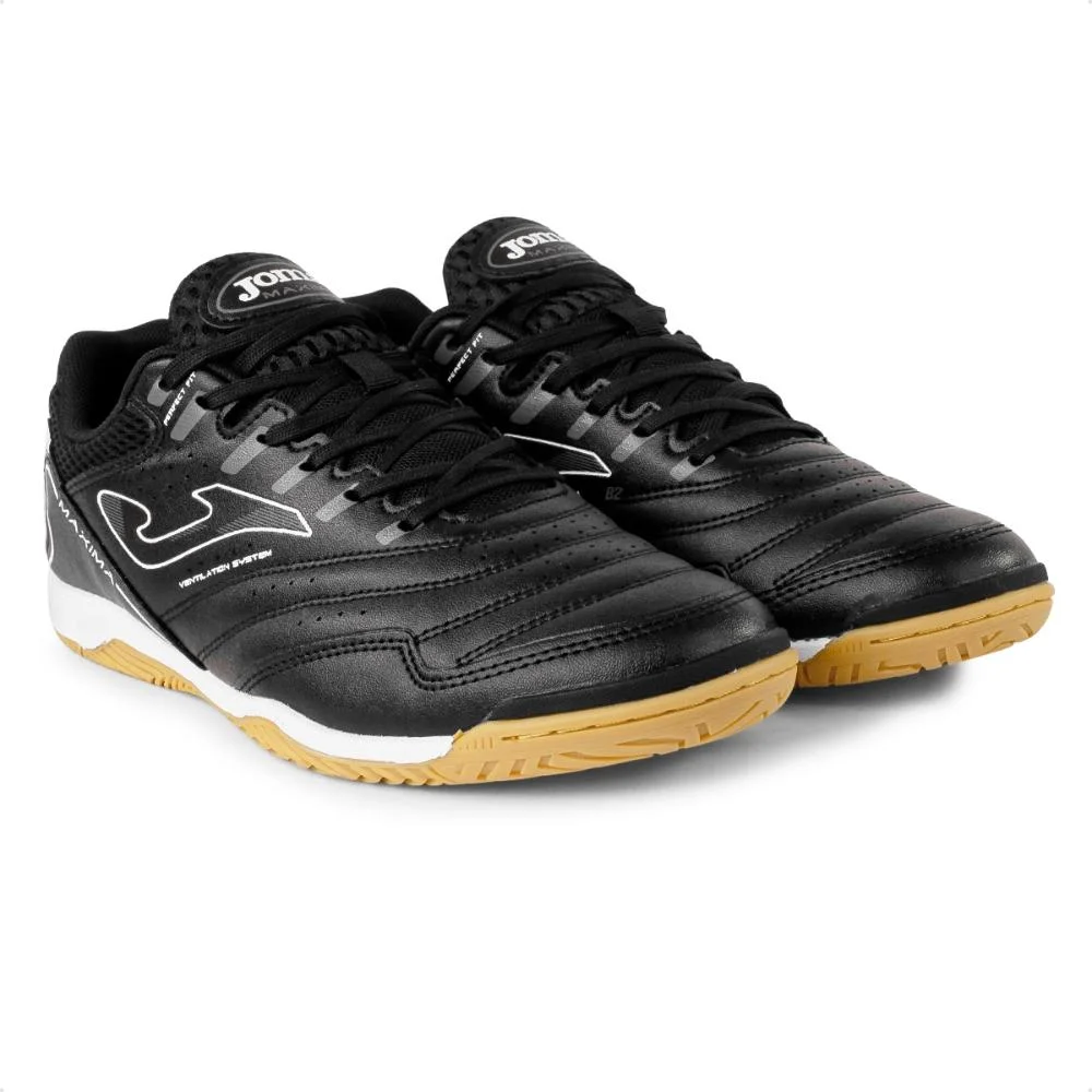 Chuteira Futsal Joma Maxima Preto 3