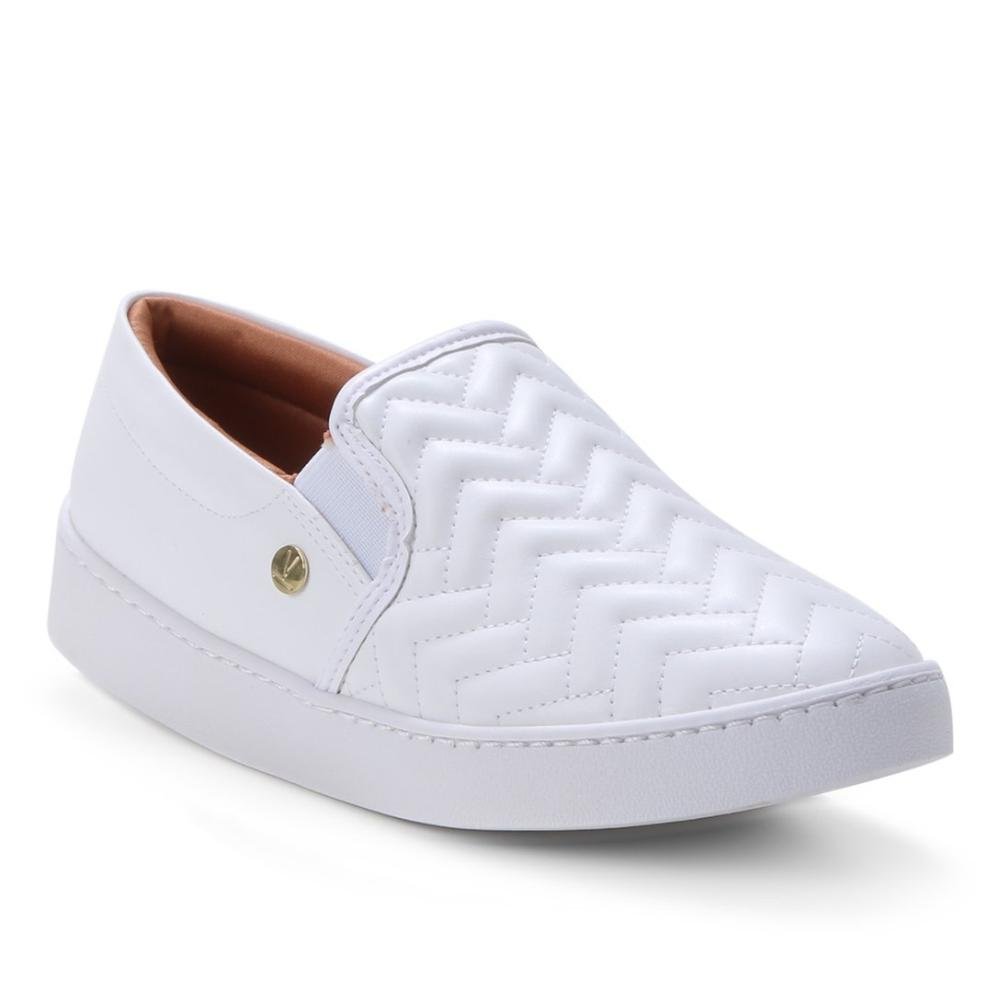Tênis Vizzano Slip On Elástico Branco 1