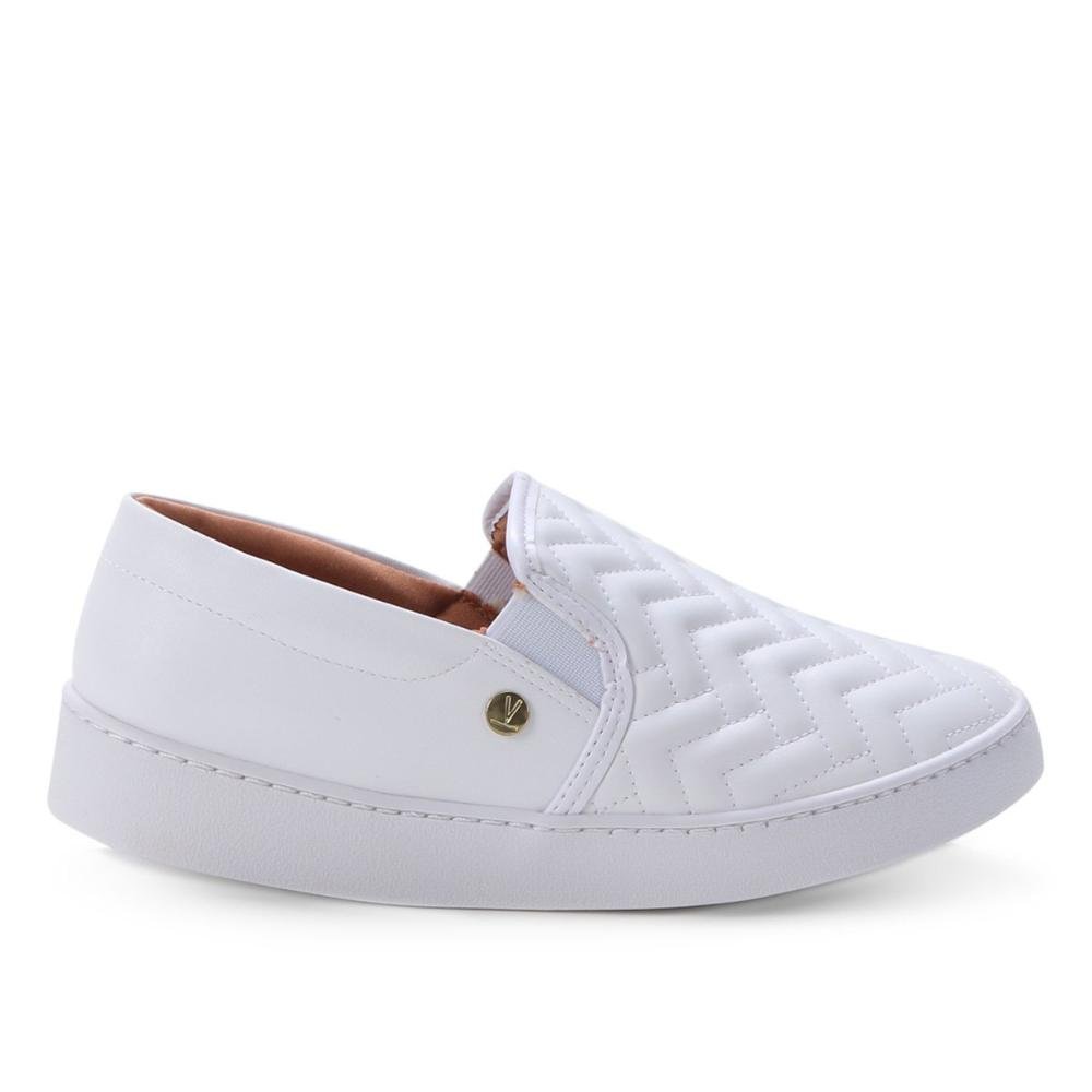Tênis Vizzano Slip On Elástico Branco 2