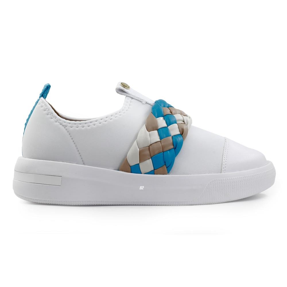 Tênis Vizzano Slip On Branco 1