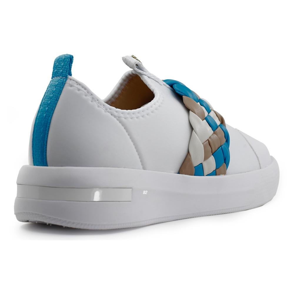 Tênis Vizzano Slip On Branco 4