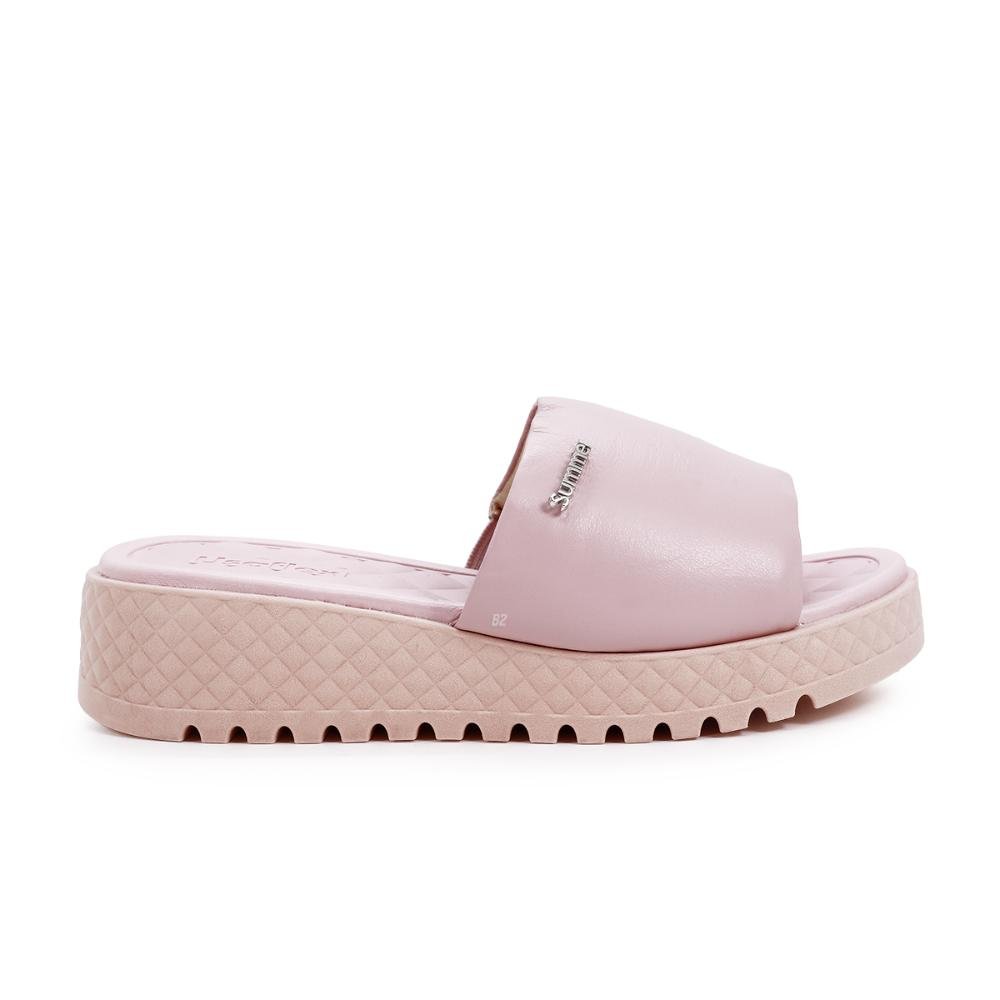 Chinelo Usaflex Slide Plataforma Rosa 1
