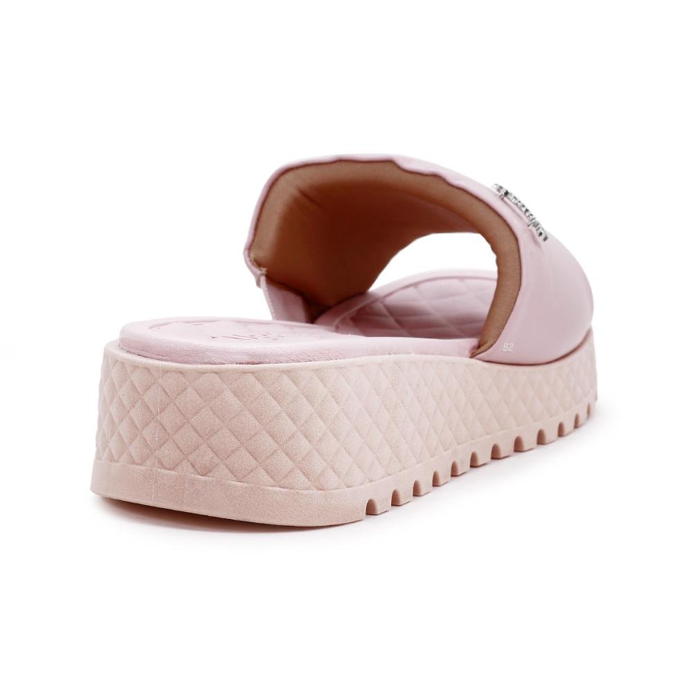 Chinelo Usaflex Slide Plataforma Rosa 4