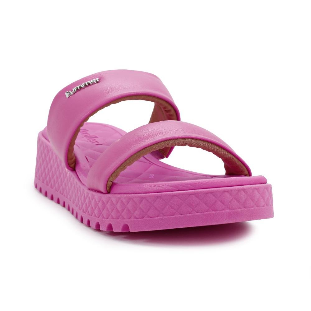 Chinelo Usaflex Plataforma Tiras Rosa 3