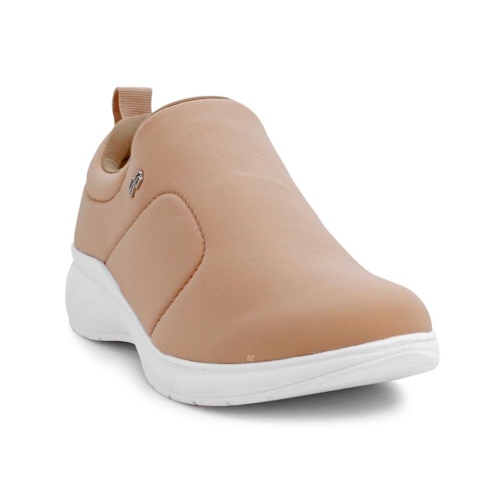 Tênis Usaflex Elastano Feminino Bege 3