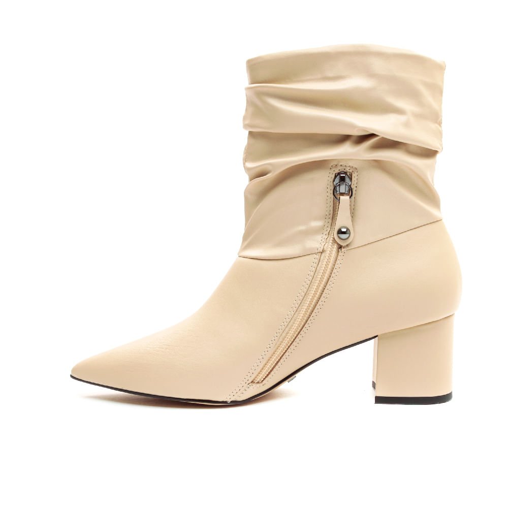 BOTA CREME SLOUCHY CANO CURTO CECCONELLO 1905001-11 Bege 4