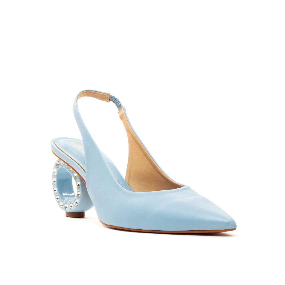 Sandalia Slider De Verano Para Mujer Azul 2YS463 | CHABELY