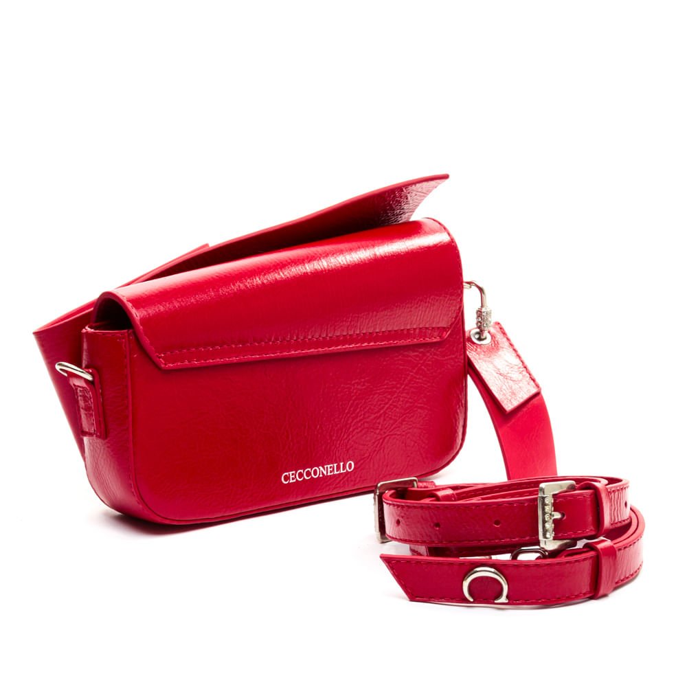 Bolsa The One And Only Couro Vermelho Cecconello 2401-2 Vermelho 3