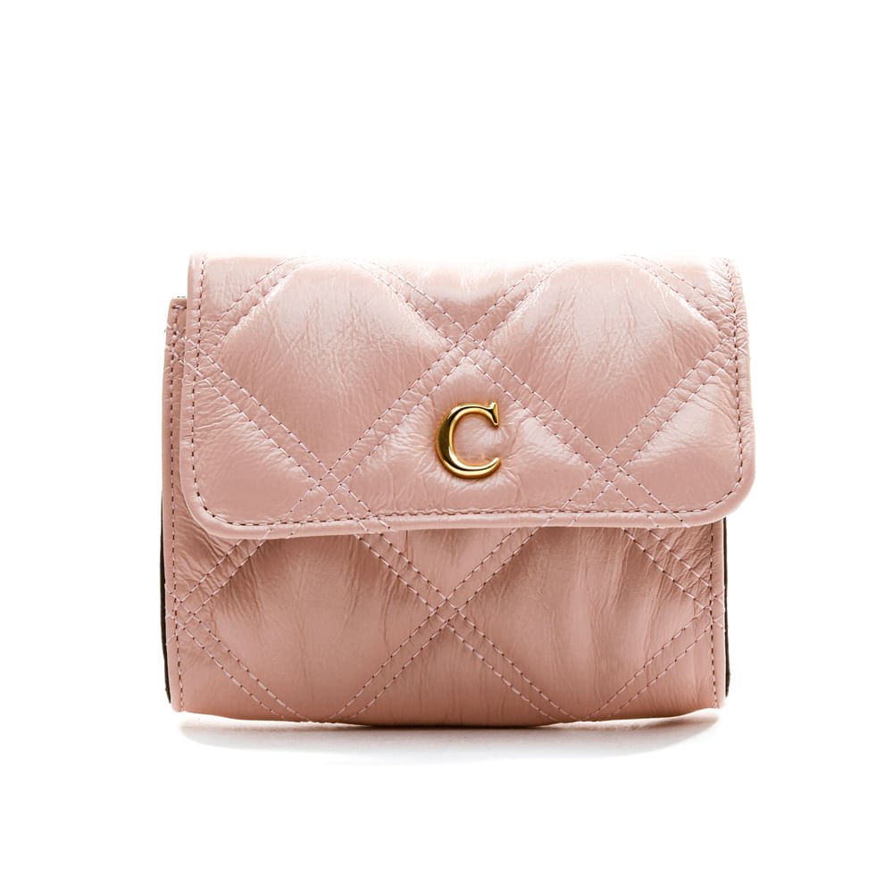 Bolsa Joy Couro Rosa Cecconello 2326-4