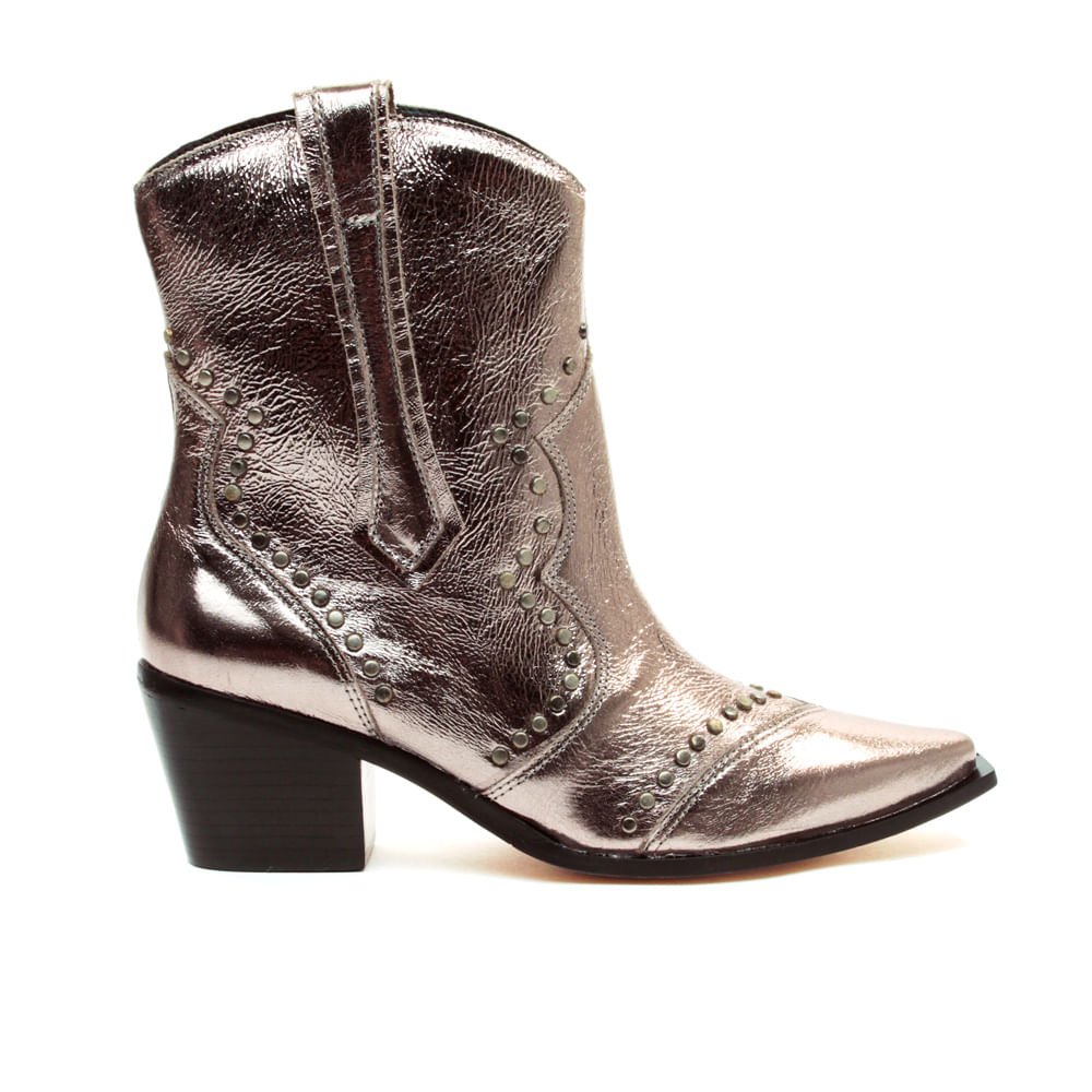 Bota Western Couro Onix Cecconello 2382001-4