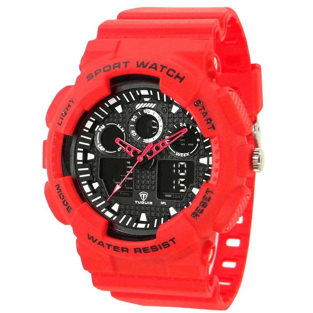 Relógio Masculino  Tuguir Vermelho  TG30147 Vermelho 2