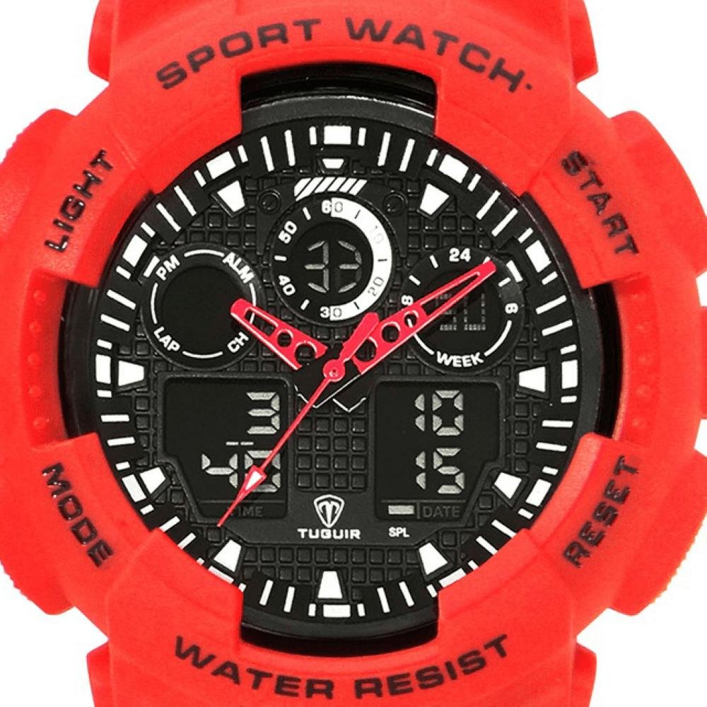 Relógio Masculino  Tuguir Vermelho  TG30147 Vermelho 3