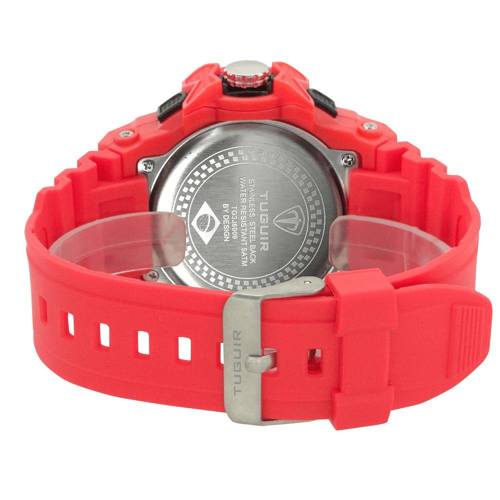 Relógio Masculino  Tuguir Vermelho  TG30158 Vermelho 4