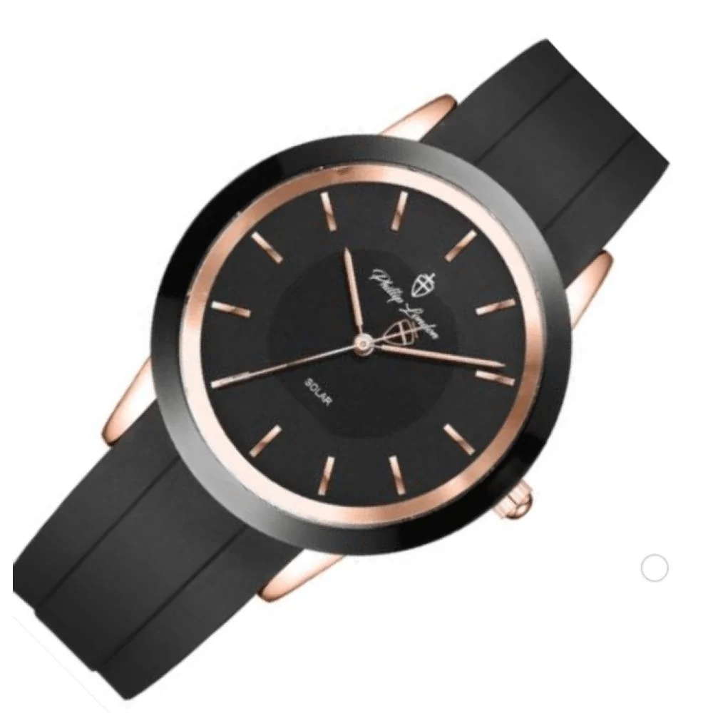Relógio Masculino Solar Phillip London Preto PL80358119MPRN Preto 2