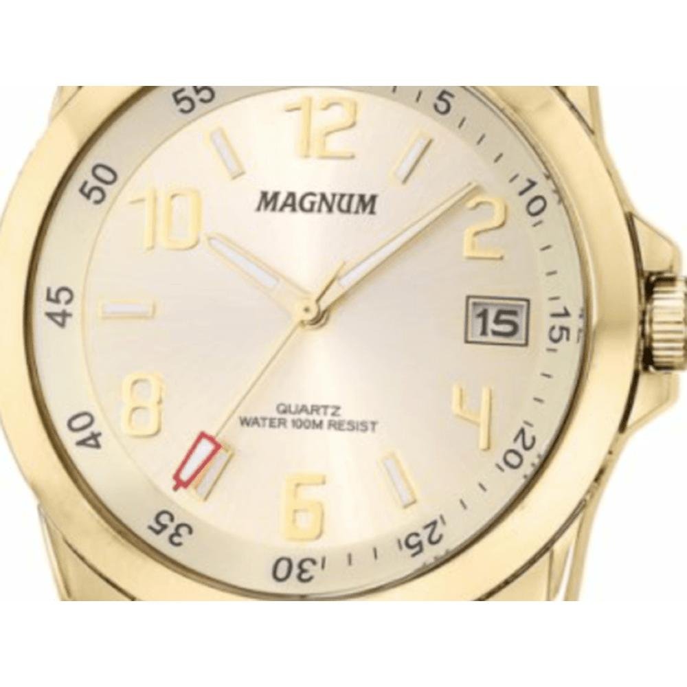 Relógio Masculino Magnum Dourado MA31980G - Casa das Alianças