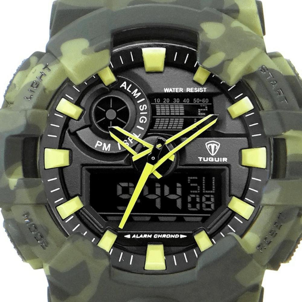 Relógio Masculino  Tuguir Verde  TG30153 Verde 3