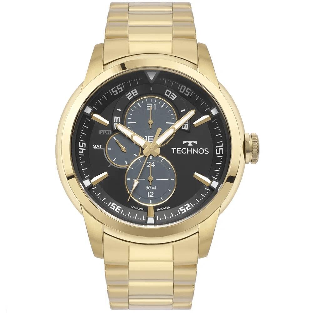 Relógio Masculino Grandtech Technos Dourado  6P57AA/1F Dourado 1