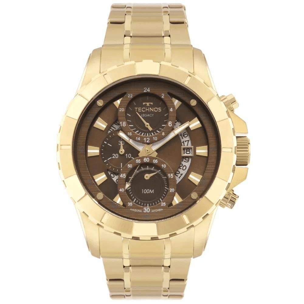 Relógio Masculino Legacy Technos Dourado  JS15EMS/1M