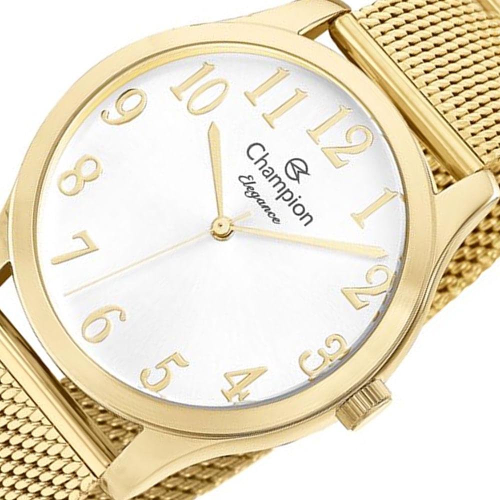 Relógio  Champion Elegance Feminino Dourado - CN26019M Dourado 2
