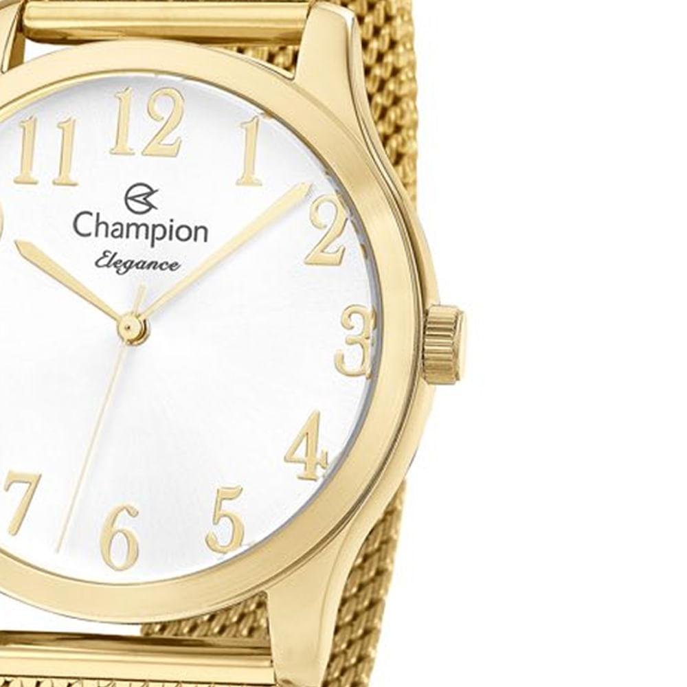 Relógio  Champion Elegance Feminino Dourado - CN26019M Dourado 3