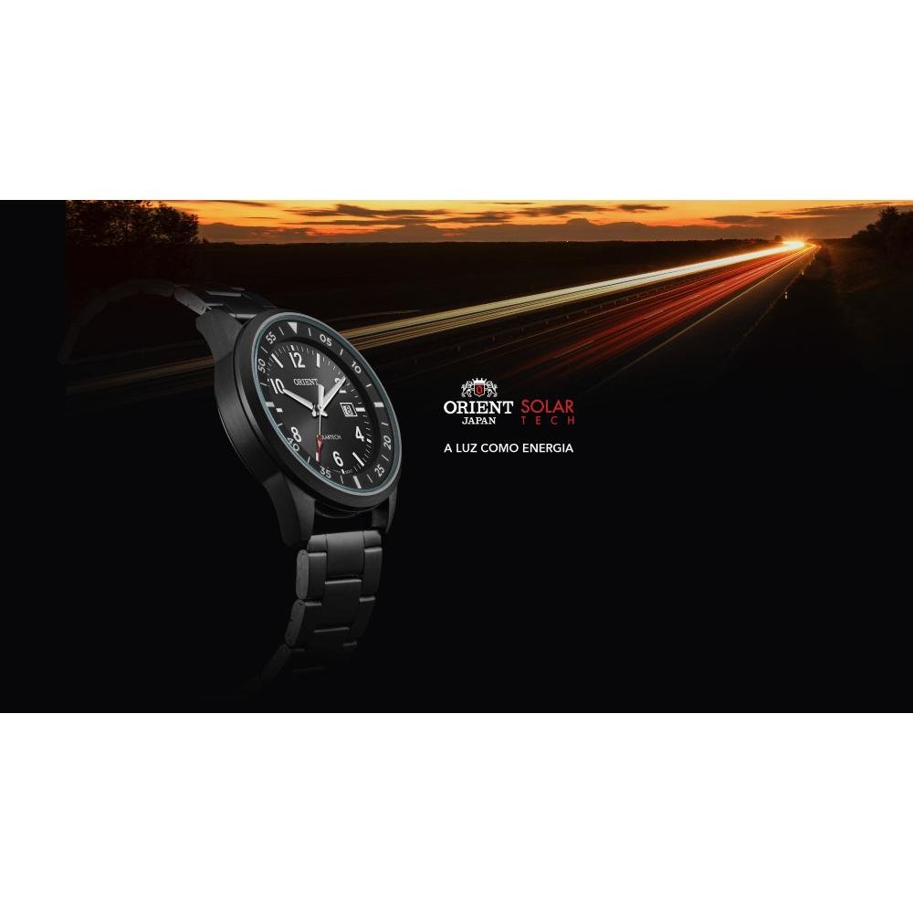 Relógio Masculino Solar Tech Orient Preto - MPSS1043 P2PX Preto 4