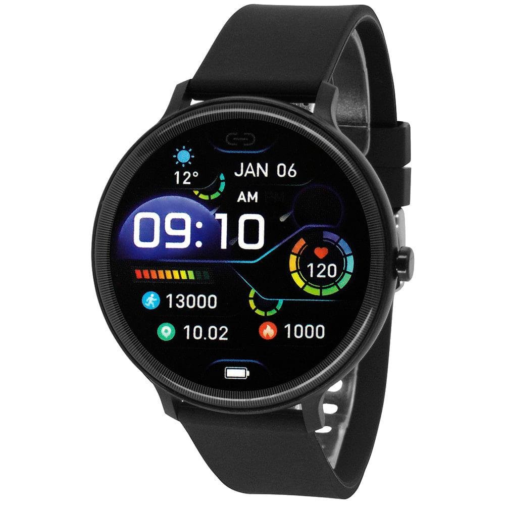 Relógio Unissex SmartWatch Tuguir Preto TGS36000 Preto 2